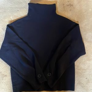 Vince - Navy size medium mock neck cashmere
